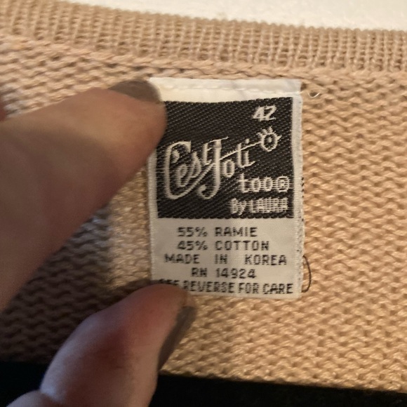 Vintage 80’s Snakeskin Sweater - Picture 5 of 5